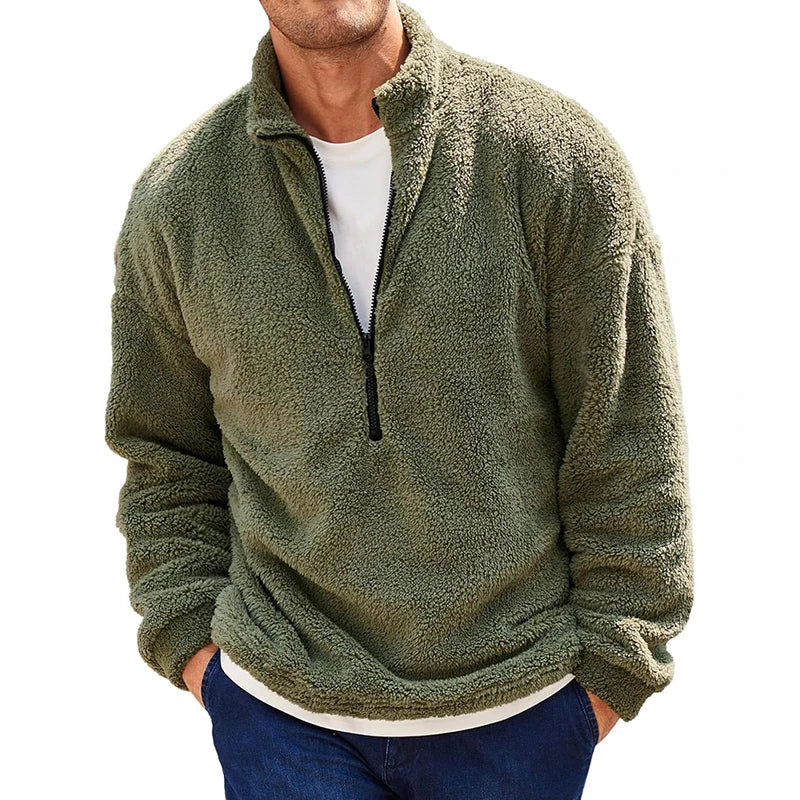 DAVI FLEECE HALF ZIP SHERPA WARM