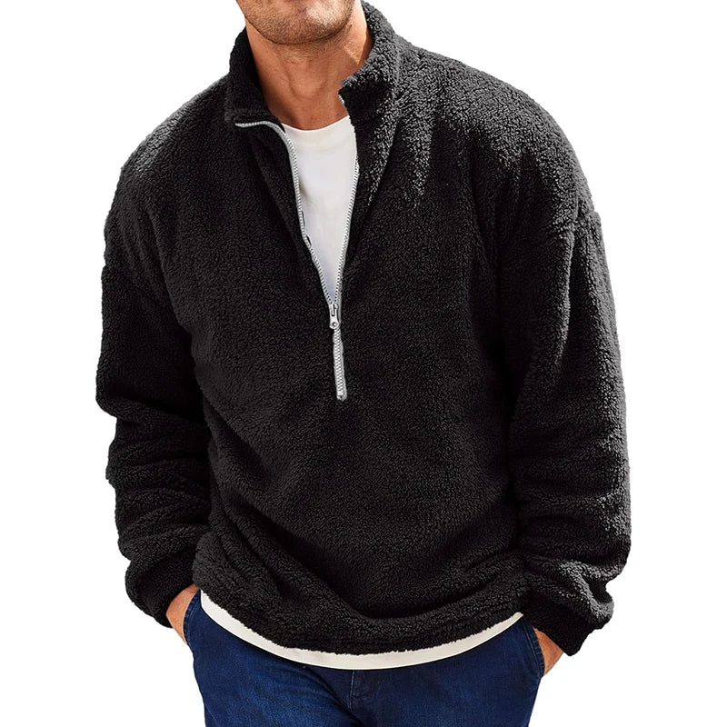 DAVI FLEECE HALF ZIP SHERPA WARM