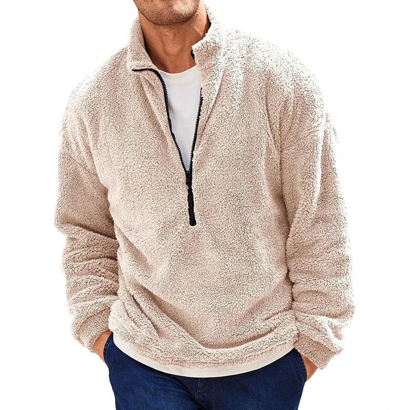 DAVI FLEECE HALF ZIP SHERPA WARM