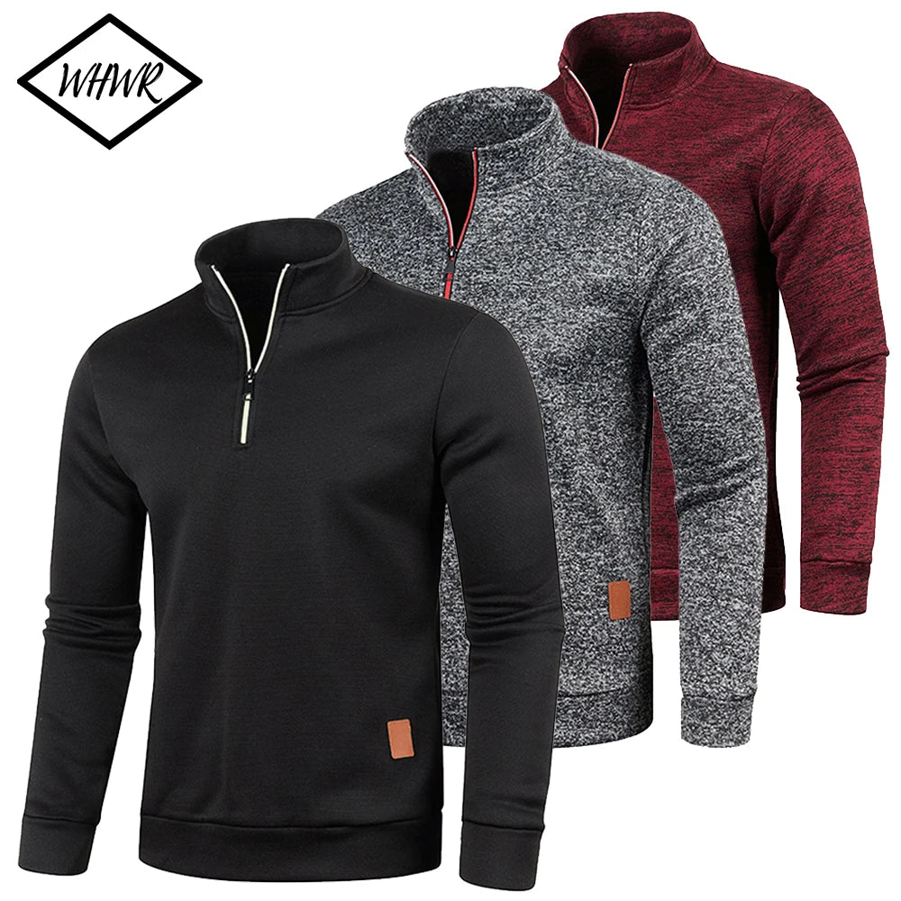 MENS HALF ZIP PULL OVER OUTDOOR