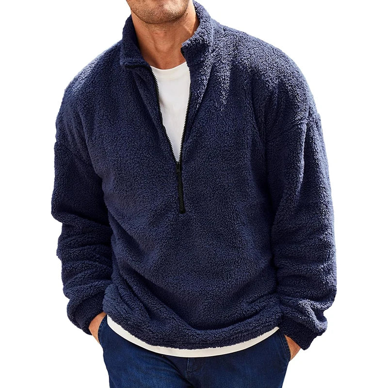 DAVI FLEECE HALF ZIP SHERPA WARM